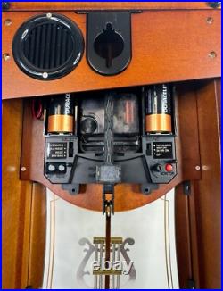 Bulova C3542 Cranbrook Westminster Triple Chime Clock Walnut Finish