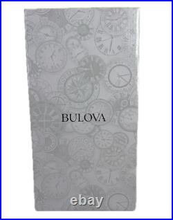 Bulova C3542 Cranbrook Westminster Triple Chime Clock Walnut Finish