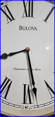 Bulova C4416 Regulator Wall Clock Westminister & Ave Maria Chime Germany 32.5