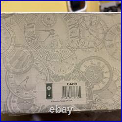 Bulova C4419 Manorcourt Pendulum Chime Wall Clock New In Box