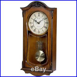 Bulova Cranbrook Wall Clock With Westminster Chime in Walnut