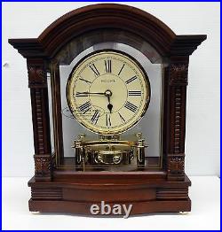 Bulova Mantel Clock- The Bardwellin Antique Walnut Finish B1987