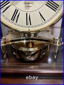 Bulova Mantel Clock- The Bardwellin Antique Walnut Finish B1987