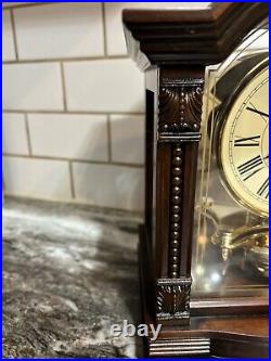 Bulova Mantel Clock- The Bardwellin Antique Walnut Finish B1987