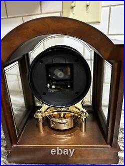 Bulova Mantel Clock- The Bardwellin Antique Walnut Finish B1987