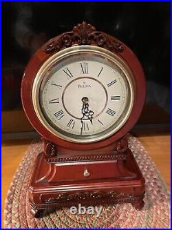Bulova Rhapsody Knollwood Footed Chime Clock