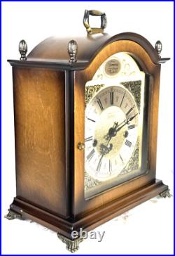 Bulova Tempus Fugit Westminster Chime Mantel Clock 340-020 Fully Serviced