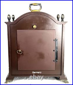 Bulova Tempus Fugit Westminster Chime Mantel Clock 340-020 Fully Serviced