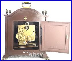 Bulova Tempus Fugit Westminster Chime Mantel Clock 340-020 Fully Serviced