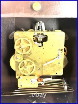 Bulova Tempus Fugit Westminster Chime Mantel Clock 340-020 Fully Serviced