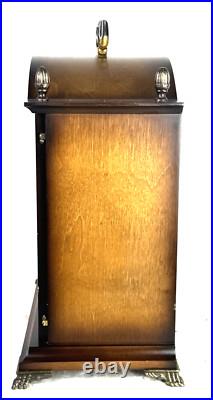 Bulova Tempus Fugit Westminster Chime Mantel Clock 340-020 Fully Serviced