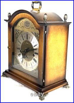 Bulova Tempus Fugit Westminster Chime Mantel Clock 340-020 Fully Serviced
