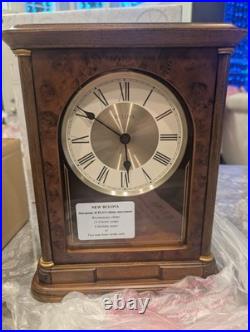 Bulova Vanderbilt B1860 Pendulum Clock Plays 18 Songs, Chimes- Brand New In Box