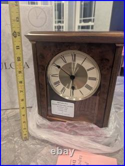 Bulova Vanderbilt B1860 Pendulum Clock Plays 18 Songs, Chimes- Brand New In Box