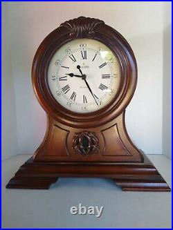 Bulova Westminster Knollwood Mantel Chime Clock Mahogany TA-12 Movement