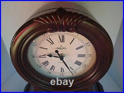 Bulova Westminster Knollwood Mantel Chime Clock Mahogany TA-12 Movement