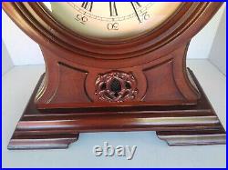 Bulova Westminster Knollwood Mantel Chime Clock Mahogany TA-12 Movement
