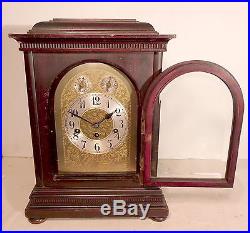 C1921 Large Junghans Westminster Chime Bracket Clock with Ornate Dial