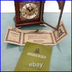 CHRISTIAAN HUYGENS Clock Mantel TRIPLE CHIME Moonphase Moving Animated Orchestra