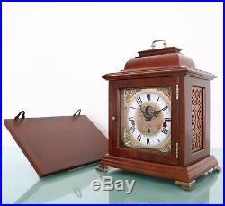 CHRISTIAAN HUYGENS Mantel Clock + Console! Vintage WESTMINSTER! Chime MOONPHASE