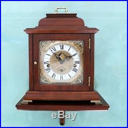 CHRISTIAAN HUYGENS Mantel Clock + Console! Vintage WESTMINSTER! Chime MOONPHASE