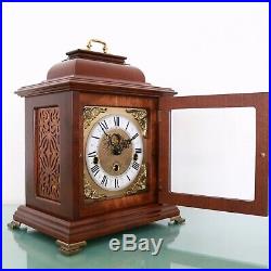 CHRISTIAAN HUYGENS Mantel Clock + Console! Vintage WESTMINSTER! Chime MOONPHASE