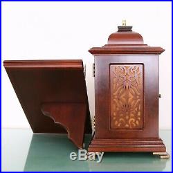 CHRISTIAAN HUYGENS Mantel Clock + Console! Vintage WESTMINSTER! Chime MOONPHASE