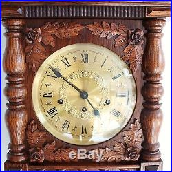CLOCK Wall HERMLE TRIPLE CHIME TOP Huge High Quality Germany Westminster Vintage