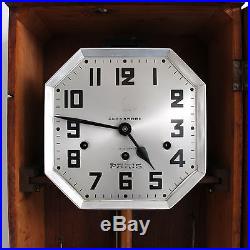 CLOCK Wall KIENZLE TOP CONDITION 1920s WESTMINSTER Chime Antique German RESTORED