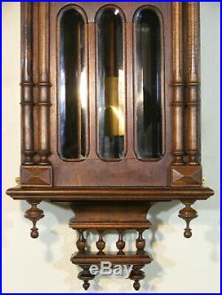 Carillon cadran émaillé Junghans style Henry II Westminster 8 gongs chime clock
