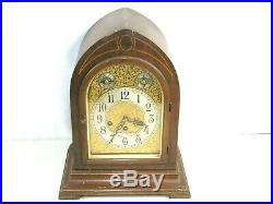 Cathedral Seth Thomas Grand Mantel Clock Westminster Chime 15 Beehive