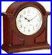 Charming Hourly Chime Mantel Clock in Brown Retro Style with Volume Control