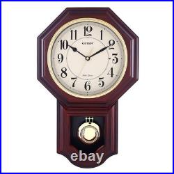 Chiming Wall Clock with Pendulum Wall Clock with Westminster Chimes&Strike