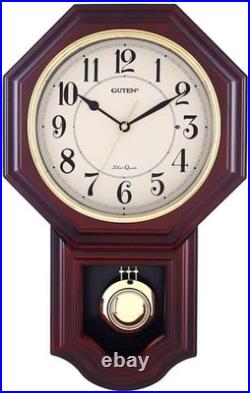 Chiming Wall Clock with Pendulum Wall Clock with Westminster Chimes&Strike C