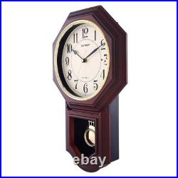 Chiming Wall Clock with Pendulum Wall Clock with Westminster Chimes&Strike Clo