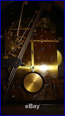 Circa 1928 Seth Thomas #70 Walnut Cased Mantel Clock Westminster Chime Mantle