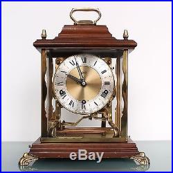 Clock Mantel SCHATZ Translucent TOP! Westminster German TRIPLE CHIME Mid Century