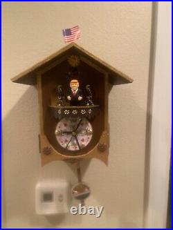 Clock Trump Collectible Wall Clock