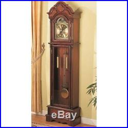 Coaster 900749 Grandfather Clocks Traditional with Chime Brown