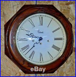 Colonial Molyneux U. S. Wall / Gallery Westminster Chime Clock 8 Day Working +key