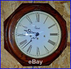 Colonial Molyneux U. S. Wall / Gallery Westminster Chime Clock 8 Day Working +key