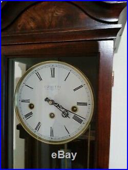 Comitti of London'The Essex' Westminster chime regulator wall clock RRP £1385