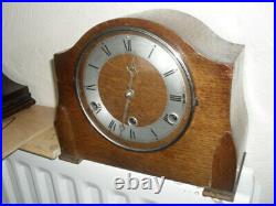 Compact Art Deco Mantle Clock With Westminster Chime