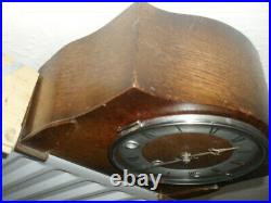 Compact Art Deco Mantle Clock With Westminster Chime