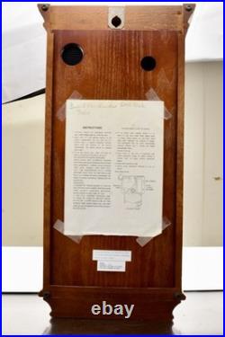 Crown Court Quartz Westminster Chime Wall Clock Model 1144C