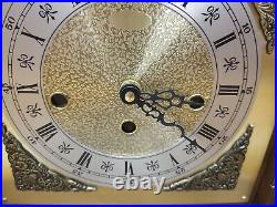 Crown of Fairhope Westminster Chimes Mantel Shelf Clock Hermle 2214 Key Germany