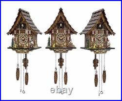 Cuckoo Clock for Wall Art 12 Melodies, Volume Control, Night Mode, Germany