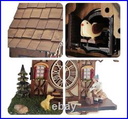 Cuckoo Clock for Wall Art 12 Melodies, Volume Control, Night Mode, Germany