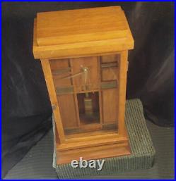 Custom Bench Made Wood Mantel Clock Craftsman / Mission Style Quartz Movement