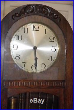 DUFA German Musical Westminster Chime Art Deco Longcase Grandmother Clock